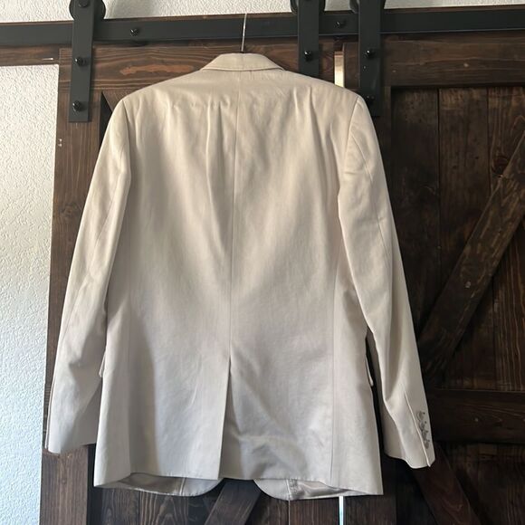 Calvin Klein cream/light beige blazer Jacket Mens - Picture 4 of 11